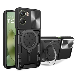 Husa pentru Motorola Moto G06, SKYDDAR INNOVATION, CamGuard Pro, Inel Magnetic, Protectie Camera, set cu sticker, Negru - Img 2