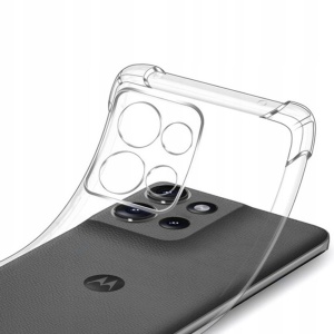 Husa pentru Motorola Moto G57 Power / Moto G67 Power, SKYDDAR INNOVATION, Shockproof Clear Silicone, Silicon Slim, set cu sticker, Transparenta - Img 3