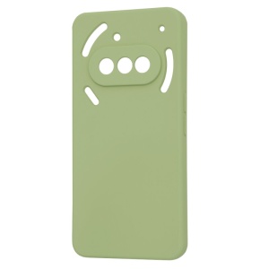 Husa pentru Nothing Phone (3a), SKYDDAR INNOVATION, SoftElegance din Silicon Catifelat, set cu sticker, Verde - Img 4