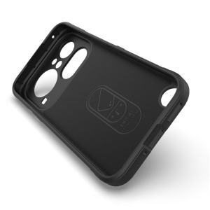 Husa pentru Nothing Phone (4a) Pro din Silicon Mat, Antisoc, set cu sticker, Magic Shield, Negru - Img 4