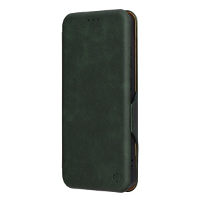 Husa pentru OnePlus 13R, SKYDDAR INNOVATION, Pocket Safe, tip carte din Piele Ecologica, Suport Carduri, Inchidere Magnetica, set cu sticker, Verde - Img 5