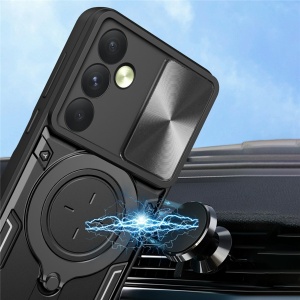 Husa pentru OnePlus 15, SKYDDAR INNOVATION, CamGuard Pro, Inel Magnetic, Protectie Camera, set cu sticker, Negru - Img 4