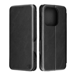 Husa pentru OnePlus 15, SKYDDAR INNOVATION, Safe Wallet tip carte din Piele Ecologica, Suport Carduri, Inchidere Magnetica, set cu sticker, Negru - Img 6