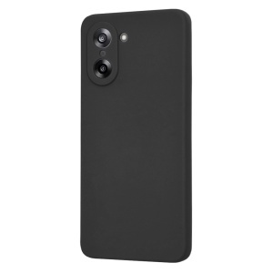 Husa pentru OnePlus Nord CE5, SKYDDAR INNOVATION, din Silicon Catifelat, SoftElegance, set cu sticker, Negru - Img 3