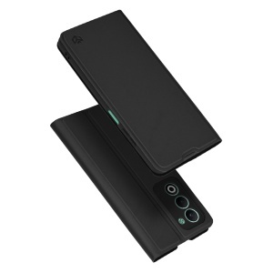 Husa pentru Oppo A5 4G, SKYDDAR INNOVATION, Magskin Book, tip Carte cu Portofel Interior, set cu sticker, Negru