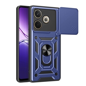 Husa pentru Oppo A5 Pro 5G, SKYDDAR INNOVATION, CamShield, Albastru, set cu sticker