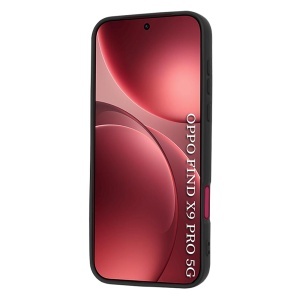 Husa pentru Oppo Find X9 Pro, SKYDDAR INNOVATION, din Silicon Catifelat, SoftElegance, set cu sticker, Negru - Img 2