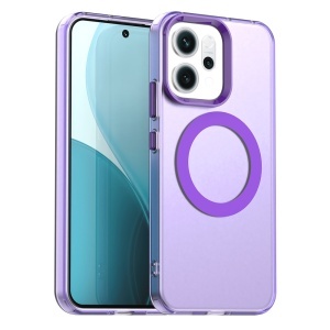 Husa pentru Oppo Reno14, MagSafe, Antisoc, set cu sticker, CandyCase, Mov