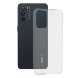 Husa pentru Oppo Reno6 5G, SKYDDAR INNOVATION, ClearGuard, din silicon transparent, set cu sticker, Transparenta