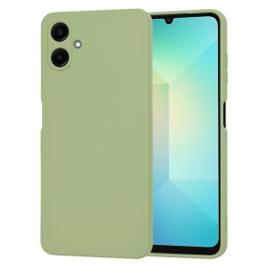 Husa pentru Samsung Galaxy A06 din Silicon Catifelat, set cu sticker, SoftFlex, Verde