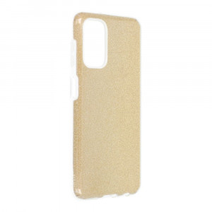 Husa pentru Samsung Galaxy A13 4G din silicon lucios, Skyddar Shining - Auriu - Img 1
