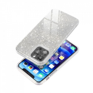Husa pentru Samsung Galaxy A13 4G din silicon lucios, Skyddar Shining - Argintiu - Img 4