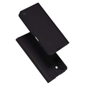 Husa pentru Samsung Galaxy A26 5G, SKYDDAR INNOVATION, Magskin Book, tip Carte cu Portofel Interior, Negru, set cu sticker