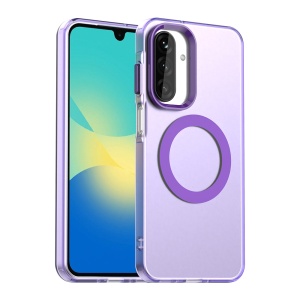 Husa pentru Samsung Galaxy A27 5G, MagSafe, Antisoc, set cu sticker, CandyCase, Mov