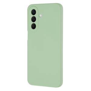 Husa pentru Samsung Galaxy A27 5G, SKYDDAR INNOVATION, din Silicon Catifelat, SoftElegance, set cu sticker, Verde deschis - Img 3