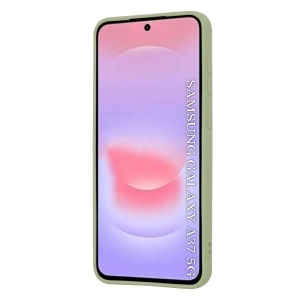 Husa pentru Samsung Galaxy A37 5G, SKYDDAR INNOVATION, din Silicon Catifelat, SoftElegance, set cu sticker, Verde - Img 2