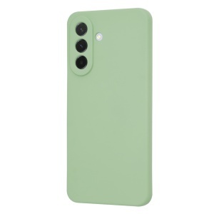 Husa pentru Samsung Galaxy A57 5G, SKYDDAR INNOVATION, din Silicon Catifelat, SoftElegance, set cu sticker, Verde deschis - Img 2