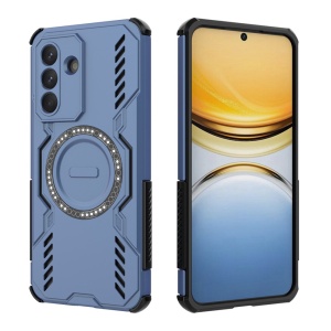 Husa pentru Samsung Galaxy A57 5G, SKYDDAR INOVATION, ArmorMag, Magsafe, set cu sticker, Albastru