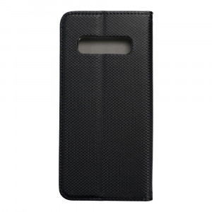 Husa pentru Samsung Galaxy S10 Plus tip carte, inchidere magnetica, set cu sticker, smart book, negru - Img 4