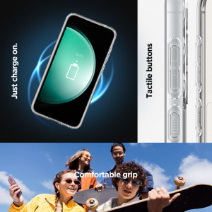 Husa pentru Samsung Galaxy S23 FE, Spigen Ultra Hybrid MagSafe - Clear - Img 7