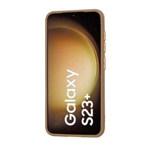 Husa pentru Samsung Galaxy S23 Plus Magsafe, ce absoarbe intens socurile, Skyddar Frosted - Maro - Img 2