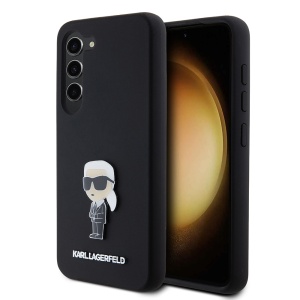 Husa pentru Samsung Galaxy S23, Silicone, Karl Lagerfeld, Negru