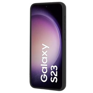 Husa pentru Samsung Galaxy S23, SKYDDAR INNOVATION, Glinth cu Inel Rotativ 360° Magnetic, Negru, set cu sticker  - Img 9