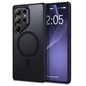 Husa pentru Samsung Galaxy S25 Ultra, slim, ESR Classic Hybrid HaloLock, Negru frost