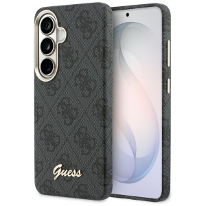 Husa pentru Samsung Galaxy S26, 4G Script MagSafe, Guess, Negru