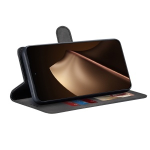 Husa pentru Xiaomi 15T Pro, SKYDDAR INNOVATION, Diary Book, tip carte cu Portofel Interior, Antisoc, set cu sticker, Negru - Img 5