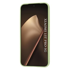 Husa pentru Xiaomi 15T Pro, SKYDDAR INNOVATION, din Silicon Catifelat, SoftElegance, set cu sticker, Verde - Img 2