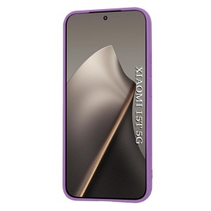 Husa pentru Xiaomi 15T, SKYDDAR INNOVATION, din Silicon Catifelat, SoftElegance, set cu sticker, Mov - Img 2