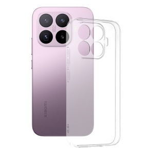 Husa pentru Xiaomi 17T din silicon transparent, set cu sticker, Clear Silicone, Transparenta