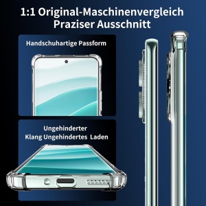Husa pentru Xiaomi Poco F7 Ultra, SKYDDAR INNOVATION, Shockproof Clear Silicone, Slim Silicon, Transparenta, set cu sticker - Img 3