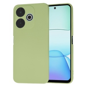 Husa pentru Xiaomi Redmi 13 / Poco M6 4G, SKYDDAR INNOVATION, din Silicon Catifelat, SoftElegance, set cu sticker, Verde
