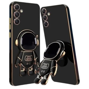 Husa pentru Xiaomi Redmi 14C, suport Kickstand Astronaut, Negru - Img 1
