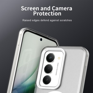 Husa pentru Xiaomi Redmi 15 5G / Redmi 15 4G, MagSafe, Antisoc, set cu sticker, CandyCase, Alb - Img 2