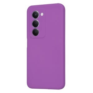 Husa pentru Xiaomi Redmi 15 5G / Redmi 15 4G, SKYDDAR INNOVATION, din Silicon Catifelat, SoftElegance, set cu sticker, Mov - Img 3