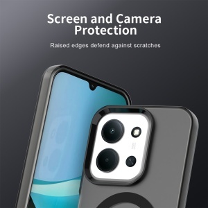 Husa pentru Xiaomi Redmi 15C 5G, MagSafe, Antisoc, set cu sticker, CandyCase, Negru - Img 2