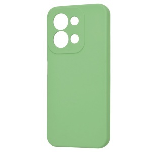Husa pentru Xiaomi Redmi 15C 5G, SKYDDAR INNOVATION, din Silicon Catifelat, SoftElegance, set cu sticker, Verde deschis - Img 4