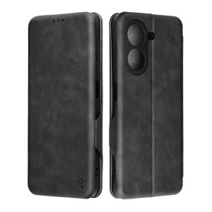 Husa pentru Xiaomi Redmi A5 4G (Standard), SKYDDAR INNOVATION, Safe Wallet tip carte din Piele Ecologica, Suport Carduri, Inchidere Magnetica, set cu sticker, Negru - Img 7