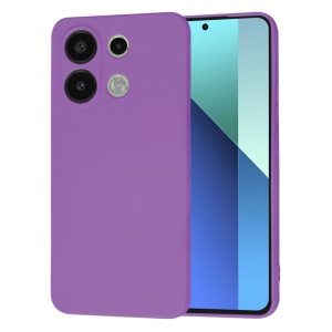 Husa pentru Xiaomi Redmi Note 13 4G din Silicon Catifelat, Protectie Premium, Skyddar SoftElegance - Mov