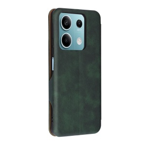 Husa pentru Xiaomi Redmi Note 13 5G, SKYDDAR INNOVATION, Safe Wallet tip carte din Piele Ecologica, Suport Carduri, Inchidere Magnetica, Verde, set cu sticker  - Img 8