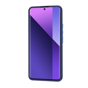 Husa pentru Xiaomi Redmi Note 13 Pro+ 5G, ce Absoarbe Cele mai Aspre Socuri, Skyddar Frosted - Bleumarin - Img 3