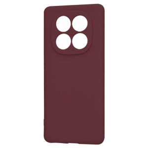 Husa pentru Xiaomi Redmi Note 14 Pro / Poco X7 din Silicon Catifelat, Protectie Premium, Skyddar SoftElegance - Bordo - Img 6