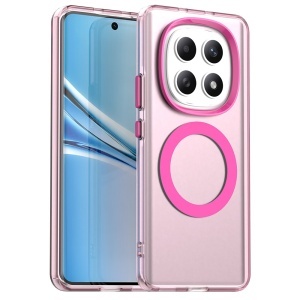 Husa pentru Xiaomi Redmi Note 15 5G / Poco M8 5G, MagSafe, Antisoc, set cu sticker, CandyCase, Roz