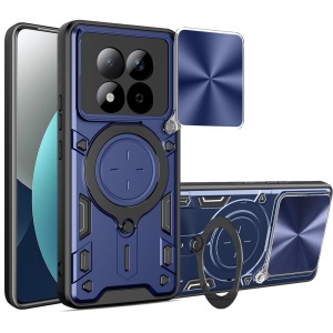 Husa pentru Xiaomi Redmi Note 15 Pro 4G, SKYDDAR INNOVATION, CamGuard Pro, Inel Magnetic, Protectie Camera, set cu sticker, Albastru - Img 2