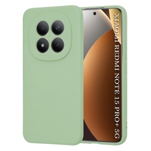 Husa pentru Xiaomi Redmi Note 15 Pro+ 5G / Poco M8 Pro 5G, SKYDDAR INNOVATION, din Silicon Catifelat, SoftElegance, set cu sticker, Verde deschis