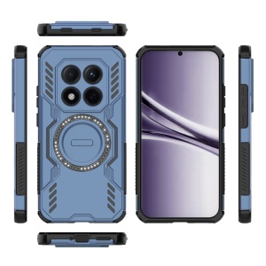 Husa pentru Xiaomi Redmi Note 15 Pro+ 5G / Poco M8 Pro 5G, SKYDDAR INOVATION, ArmorMag, Magsafe, set cu sticker, Albastru - Img 3