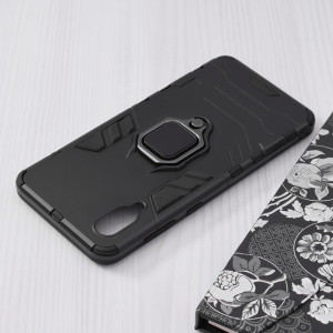 Husa Samsung Galaxy A02 / M02 cu inel, Techsuit Silicone Shield - Negru - Img 6